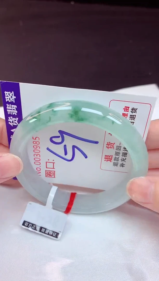 未镶嵌手镯翡翠59（48小时鉴赏期 ）