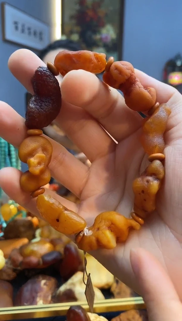 未镶嵌琥珀手串手串