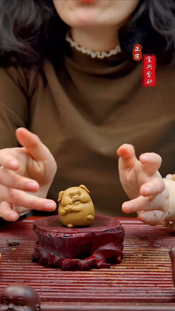 紫砂茶宠宜兴紫砂茶宠摆件