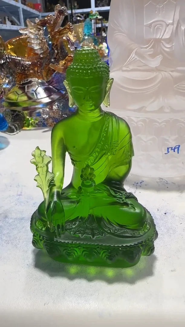 手工艺品琉璃229微瑕纯手工古法琉璃假一罚十