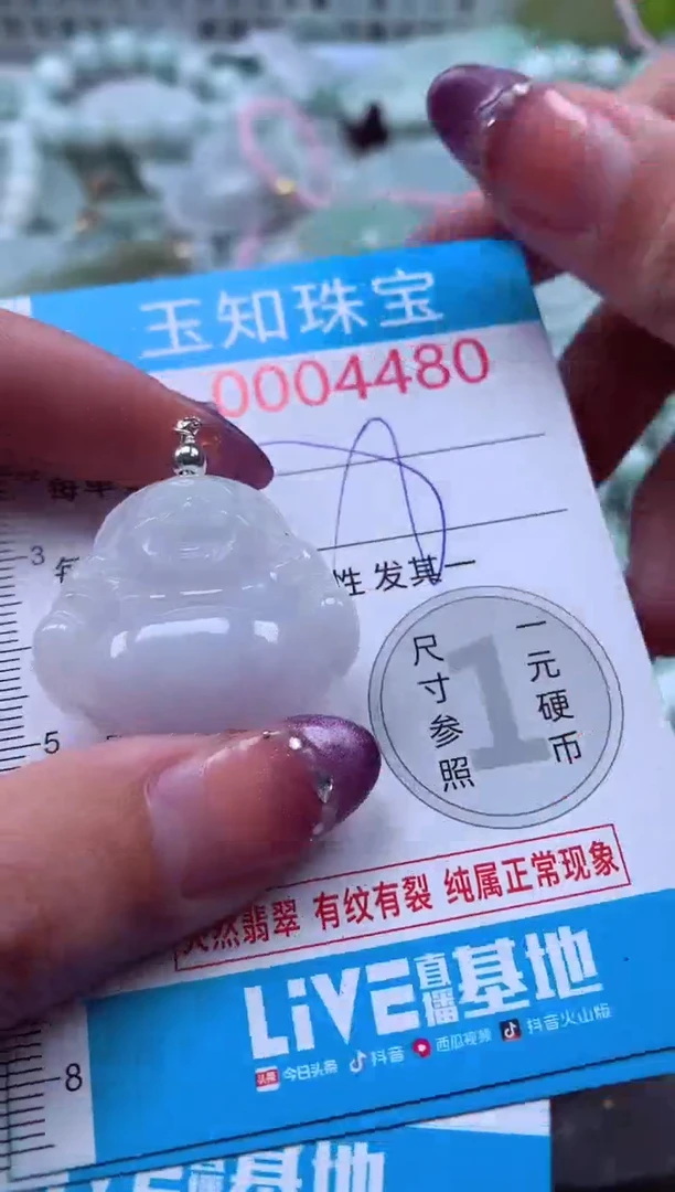 翡翠未镶嵌吊坠(不含链)4480