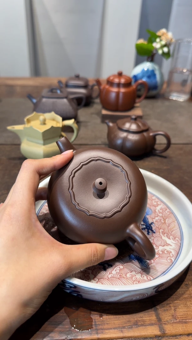 茶壶紫砂马*柯事事如意