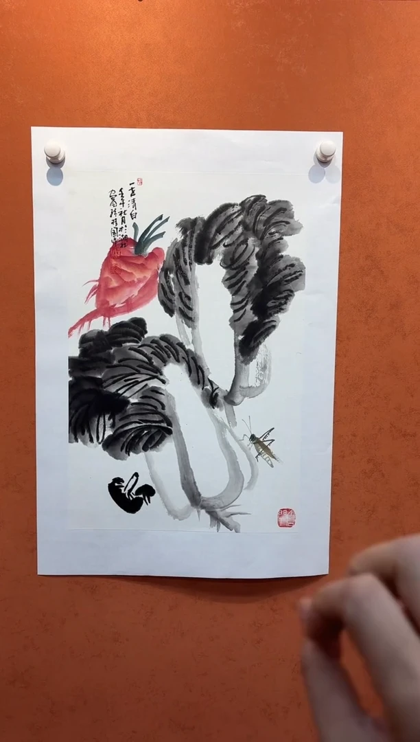 国画孙桂国老师作品，带合影证书22-2