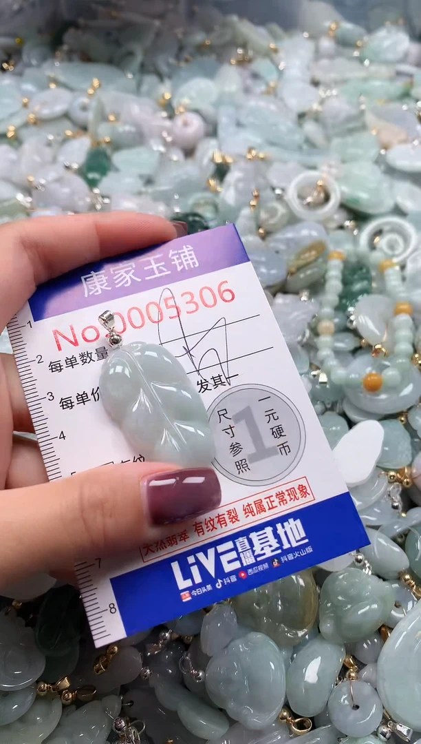 翡翠未镶嵌吊坠(不含链)5306