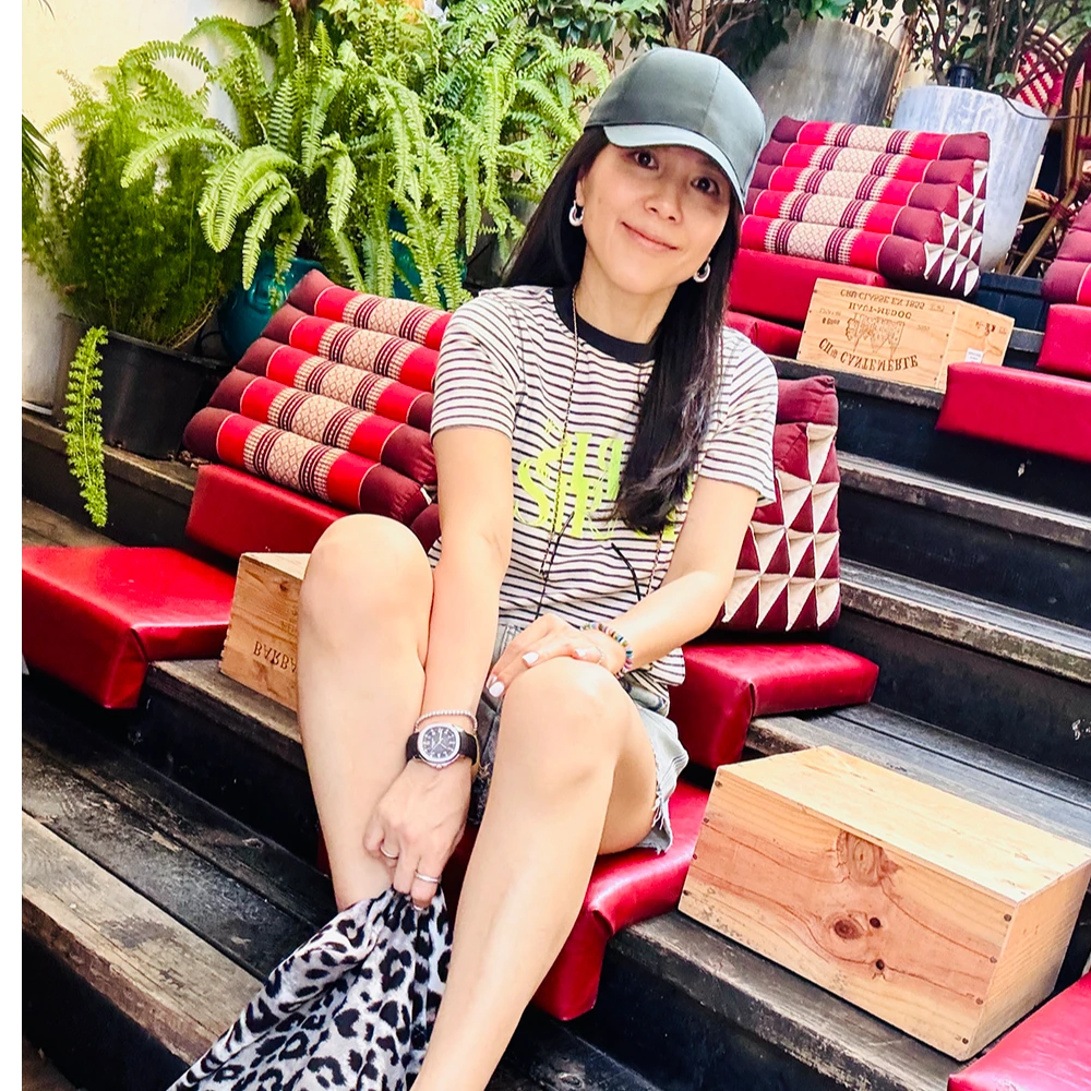 【直播】TANG TOWN 自制 经典百搭条纹圆领时髦字母设计 短袖T恤