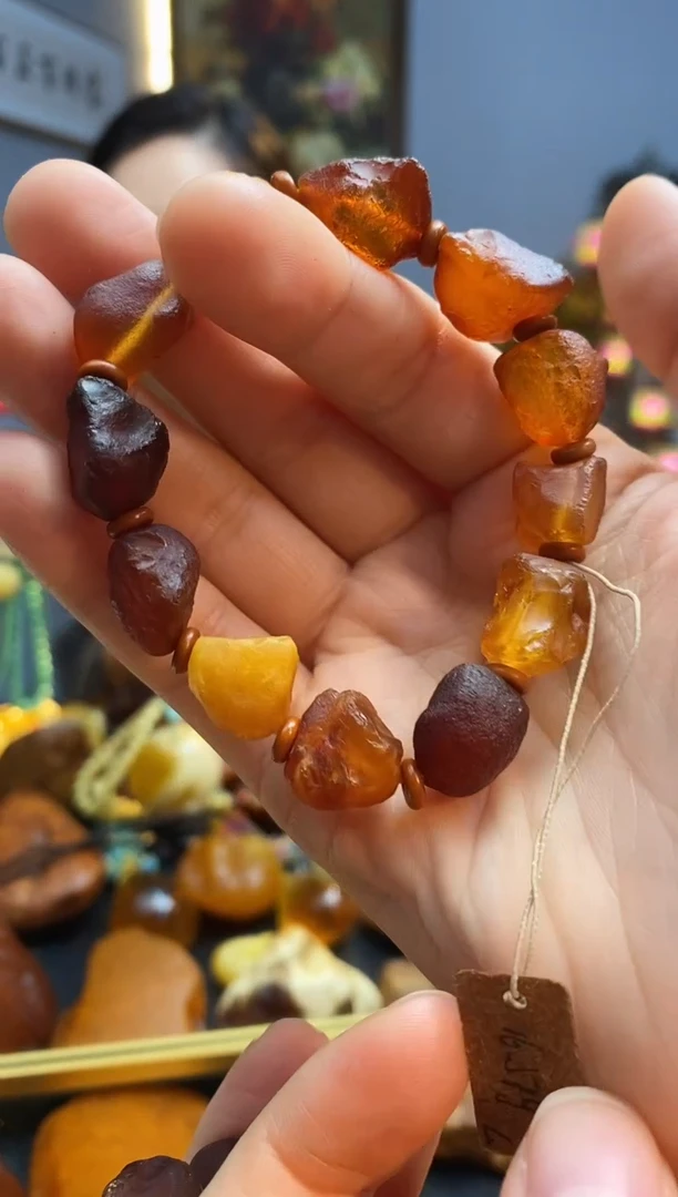 手串琥珀未镶嵌手串