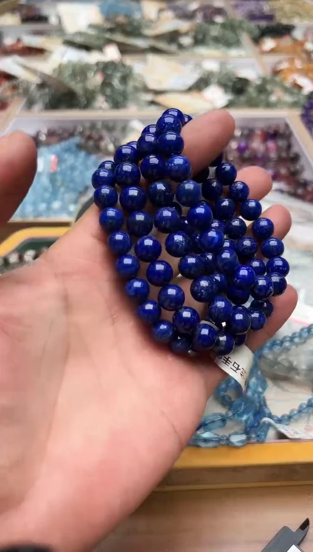 水晶手链未镶嵌青金石手链 卡9+ 多样性发一