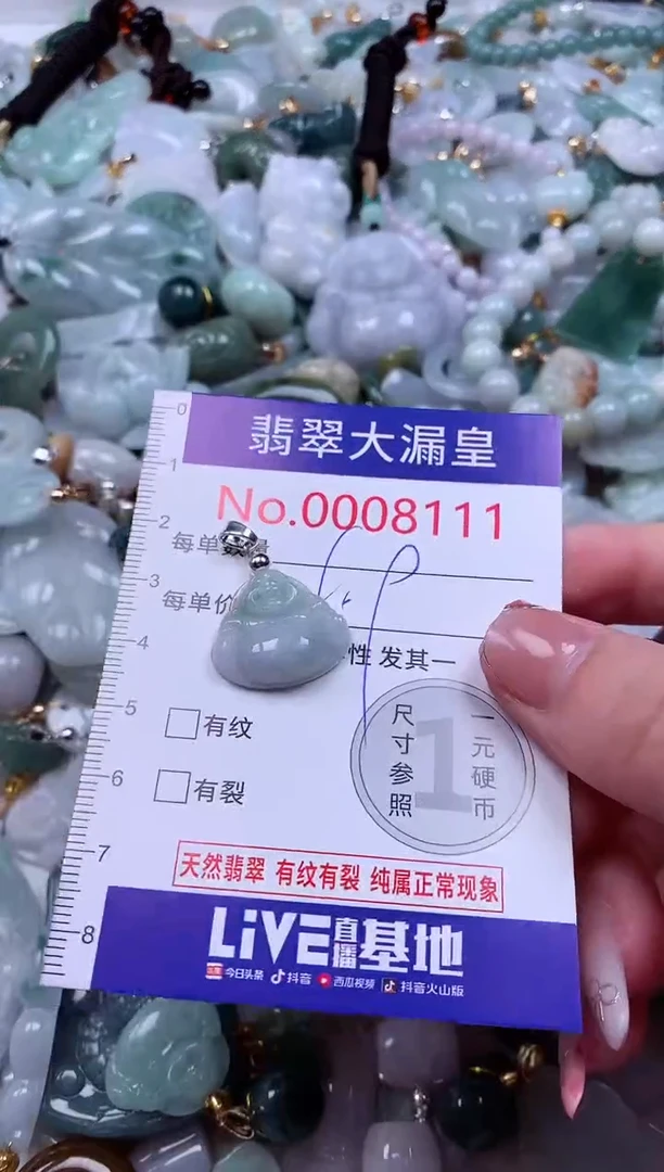 颈饰未镶嵌翡翠8111