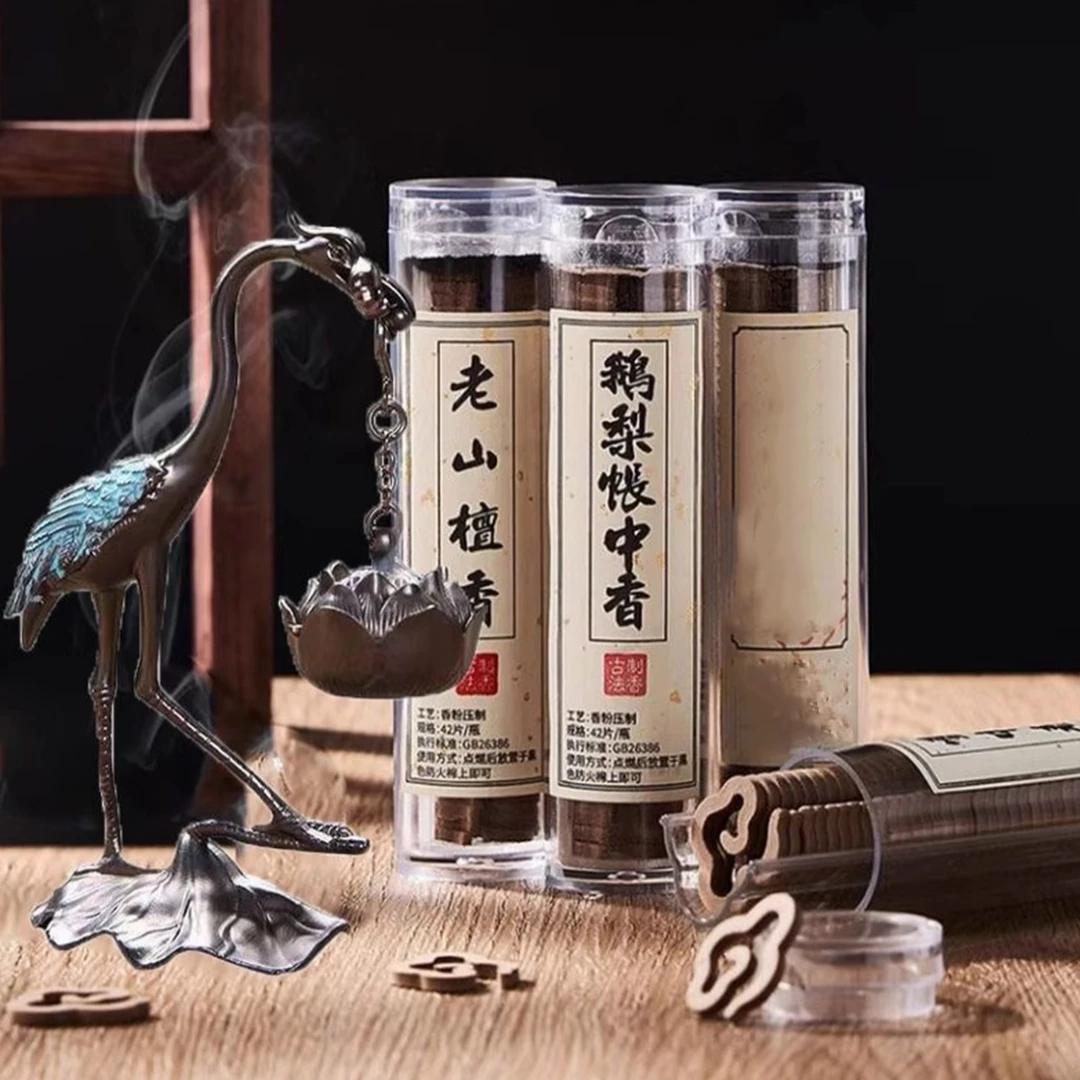 仙鹤小香炉家用茶桌三管香KK030