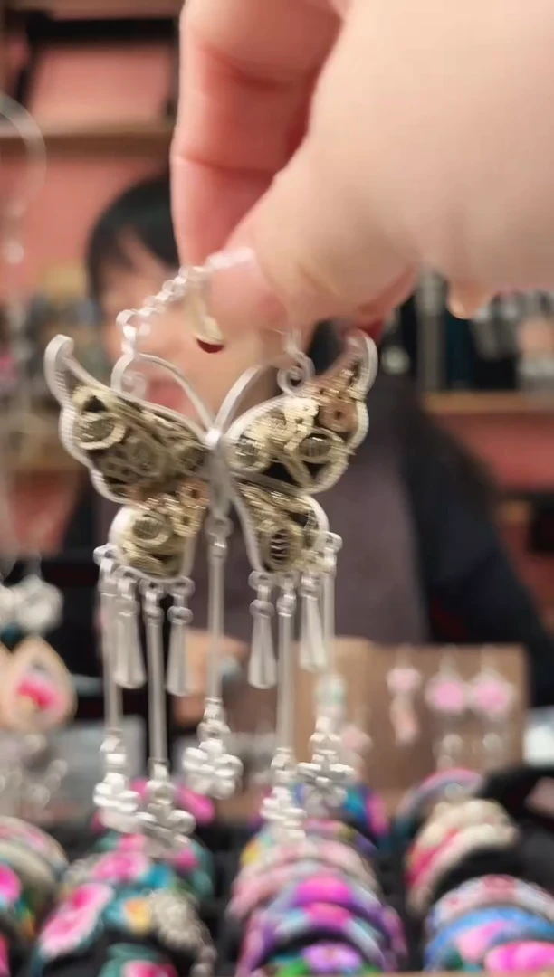 织绣艺枝独绣手工饰品1621