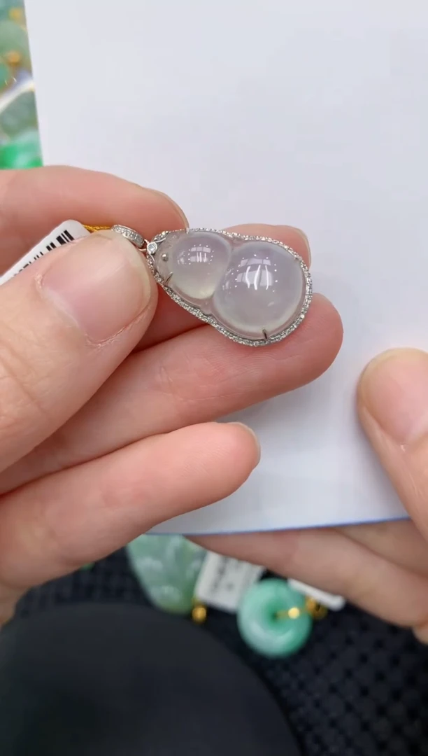 【闪购商品】翡翠颈饰18K金镶嵌11111111