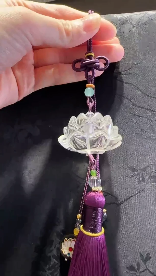 未镶嵌手绳水晶莲花款