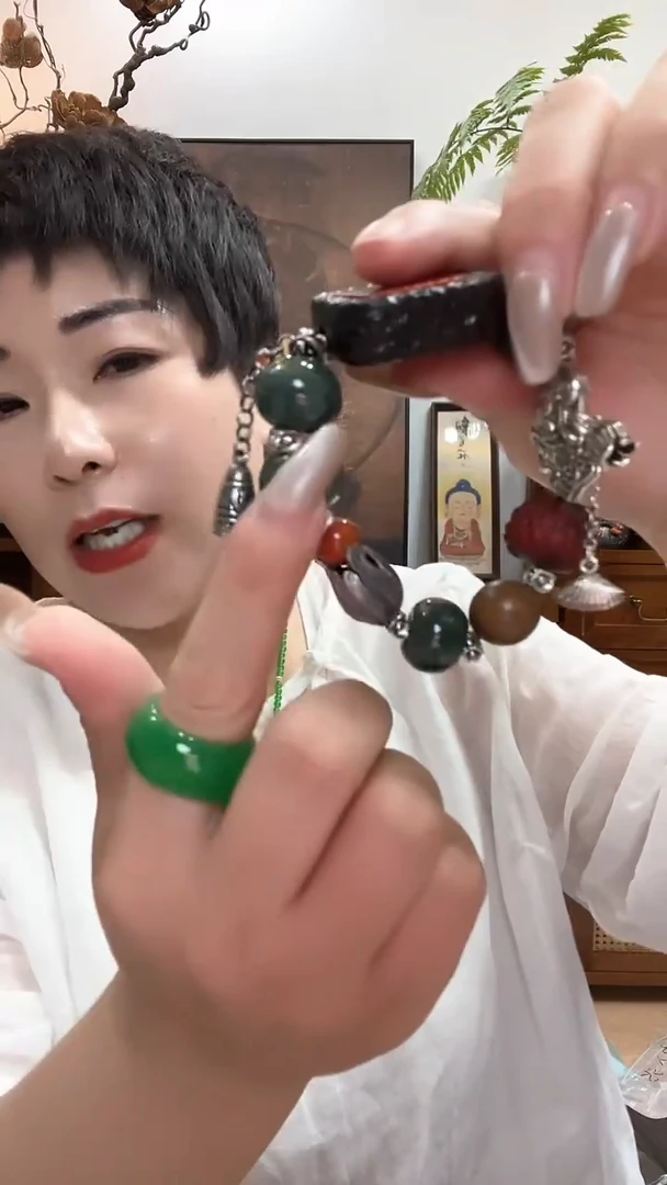 吊坠(赠链)合金翡翠347