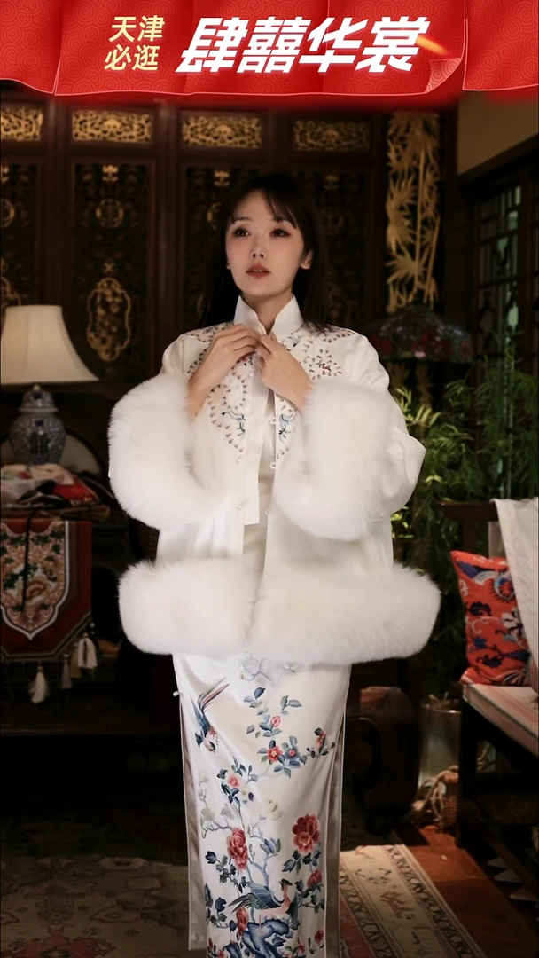 a**a【定制】燕子旗袍+斗篷