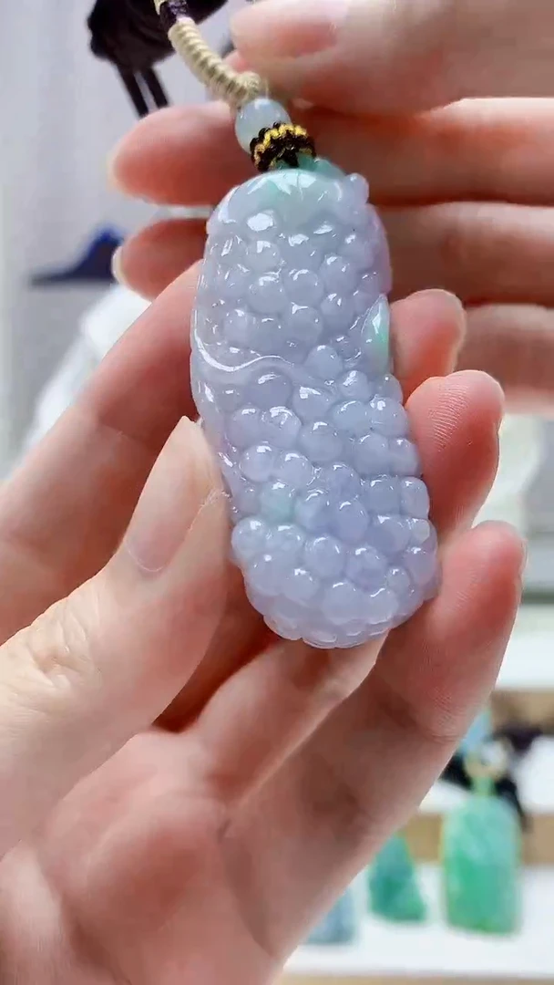 未镶嵌定制翡翠4898zm-毛货挂件10