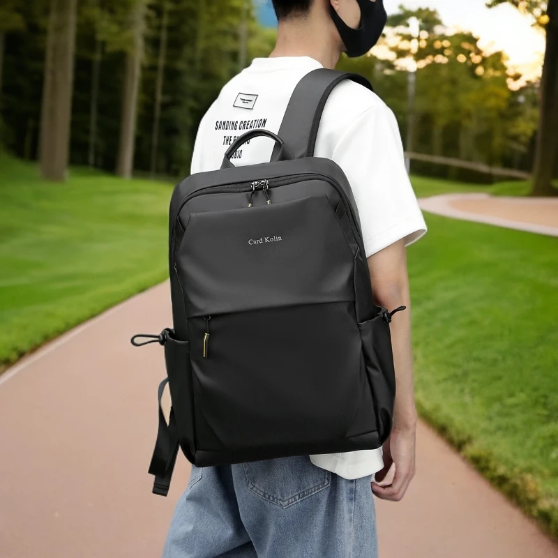 高质量男简约多功能电脑包双肩包牛津布背包男士大容量包包