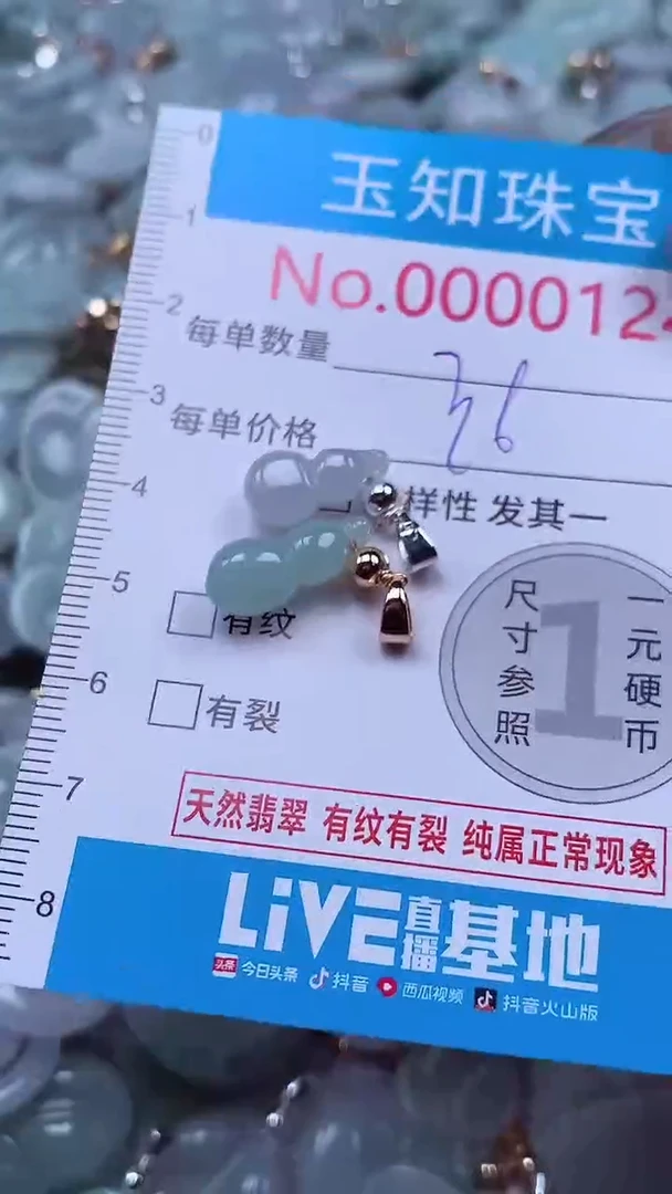 吊坠(不含链)未镶嵌翡翠124