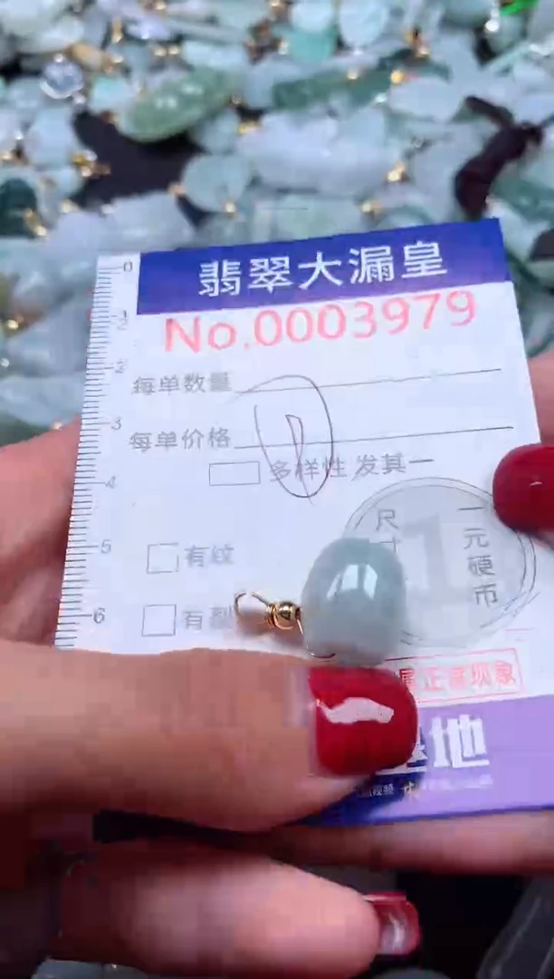 颈饰未镶嵌翡翠3979