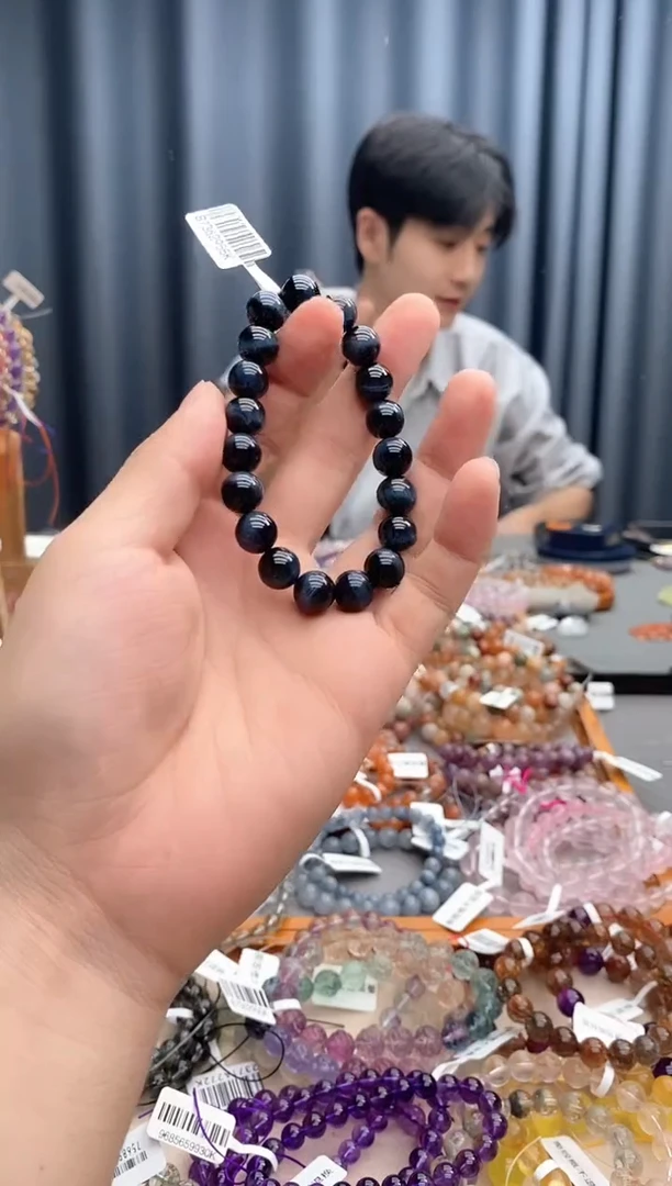 水晶手链未镶嵌蓝虎