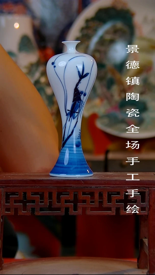 摆件手景德镇陶瓷 全场手工绘