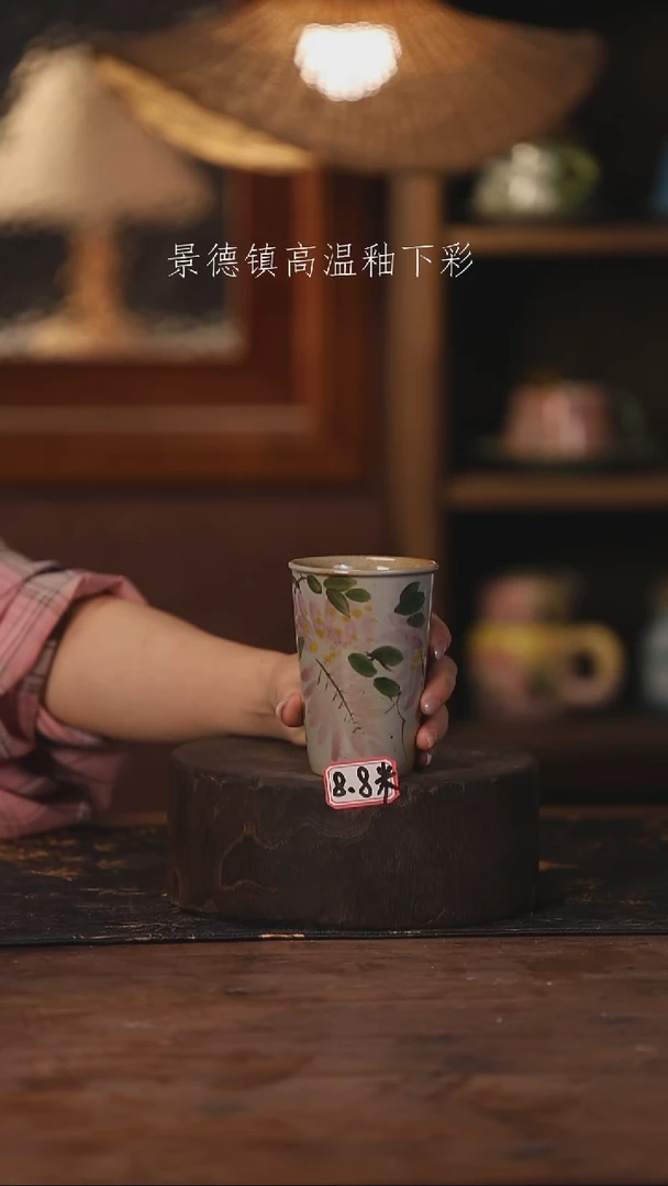 陶瓷景德镇高温釉下手绘陶瓷201