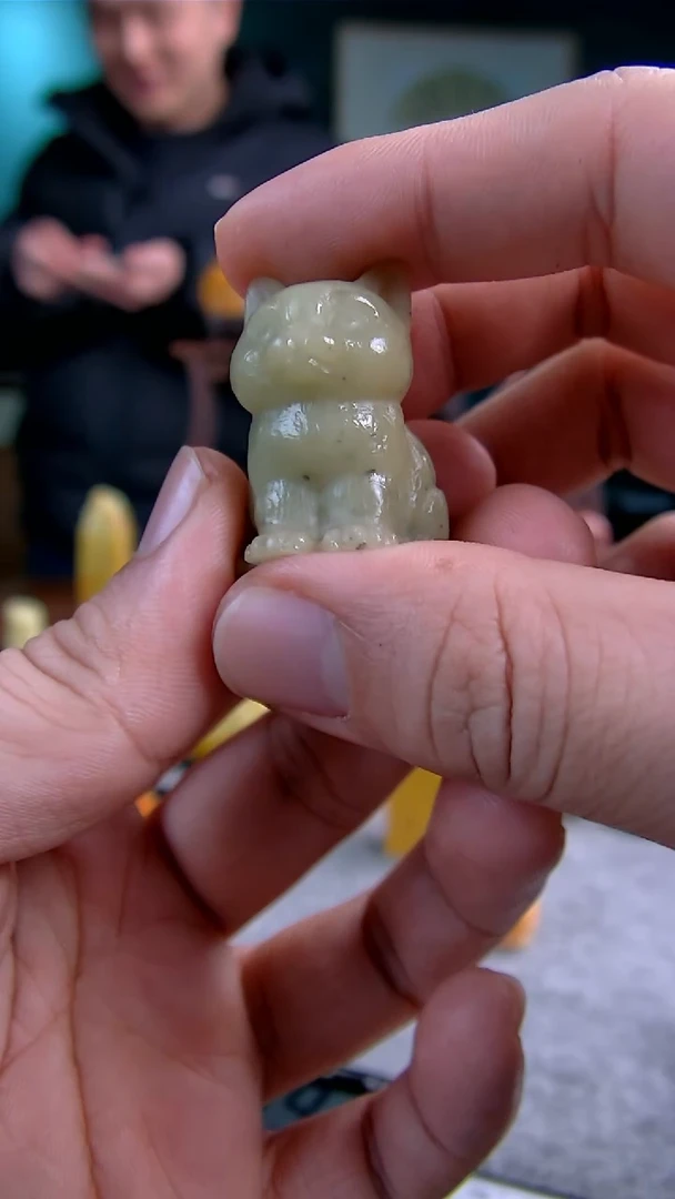 【闪购商品】青田石封门青猫印章2.2*2.6*3.2