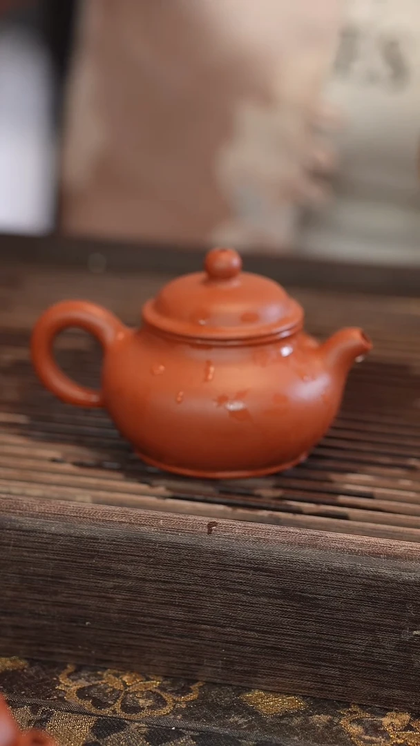 茶壶紫砂全手潘壶 【口沿裂】【滴子裂】150cc