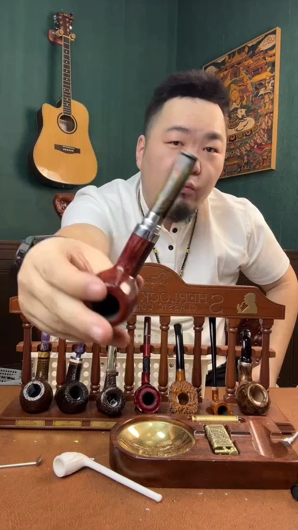 石楠木木雕款意大利进口石楠木烟斗
