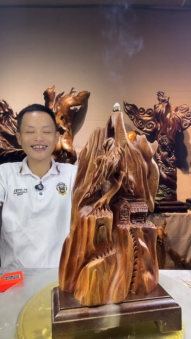 香樟木好****安香樟木随行摆件29