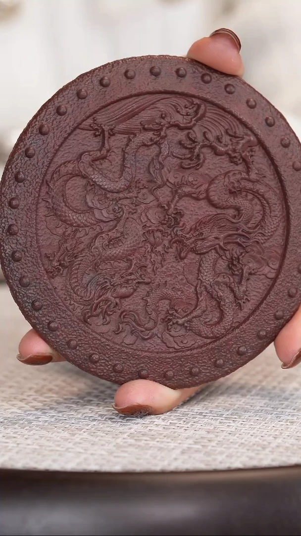 紫砂茶具古铜泥壶承