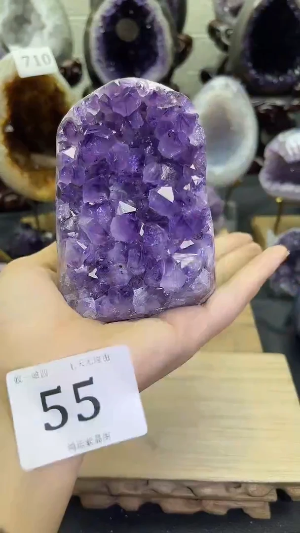 未镶嵌大型摆件（非配饰）紫晶55号摆件
