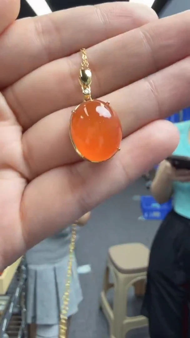 南红玛瑙未镶嵌颈饰187秒拍号假一罚十