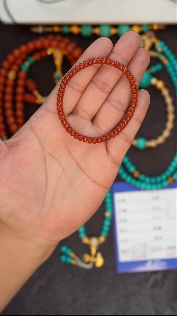 【闪购商品】南红玛瑙手串未镶嵌南红手串