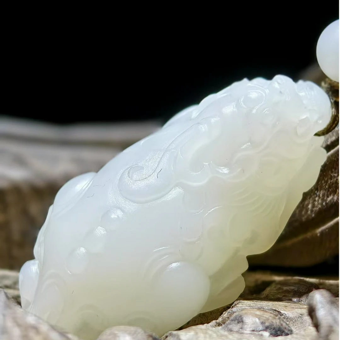 【米达姐和田玉】米达料貔貅——手工精雕