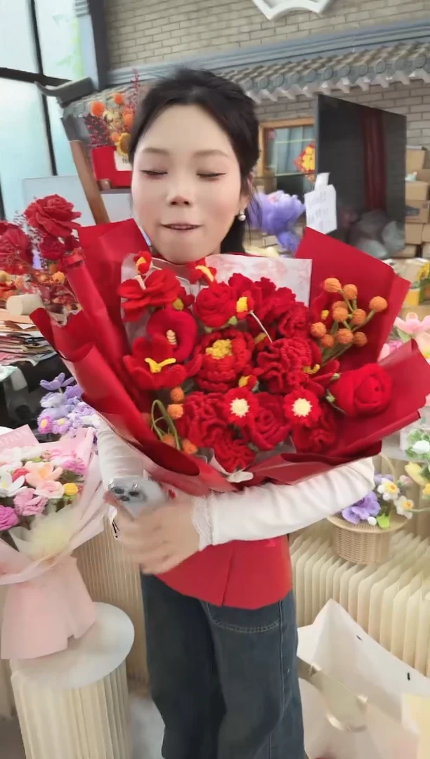 非遗手工定制花束，孤品清仓！！
