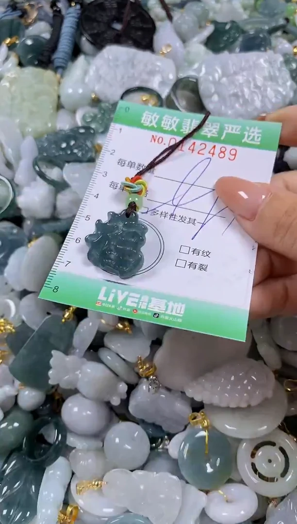 【闪购商品】翡翠未镶嵌颈饰闪购0142489多样性发其一