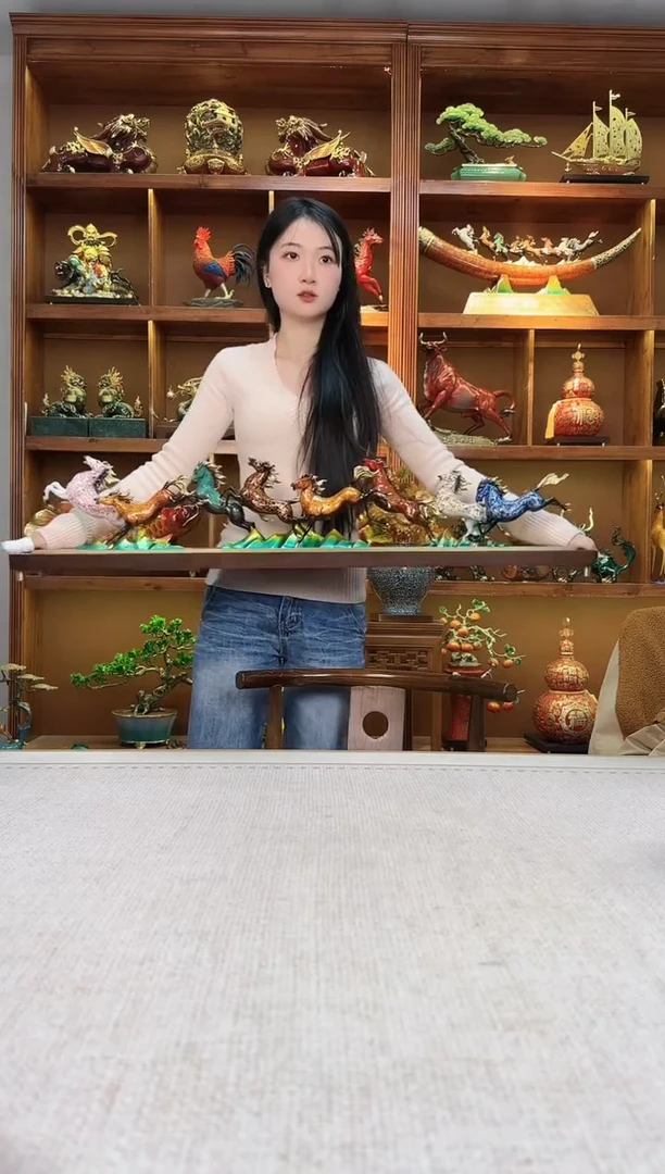 铜上***天大漆八骏马平板的长度1米08