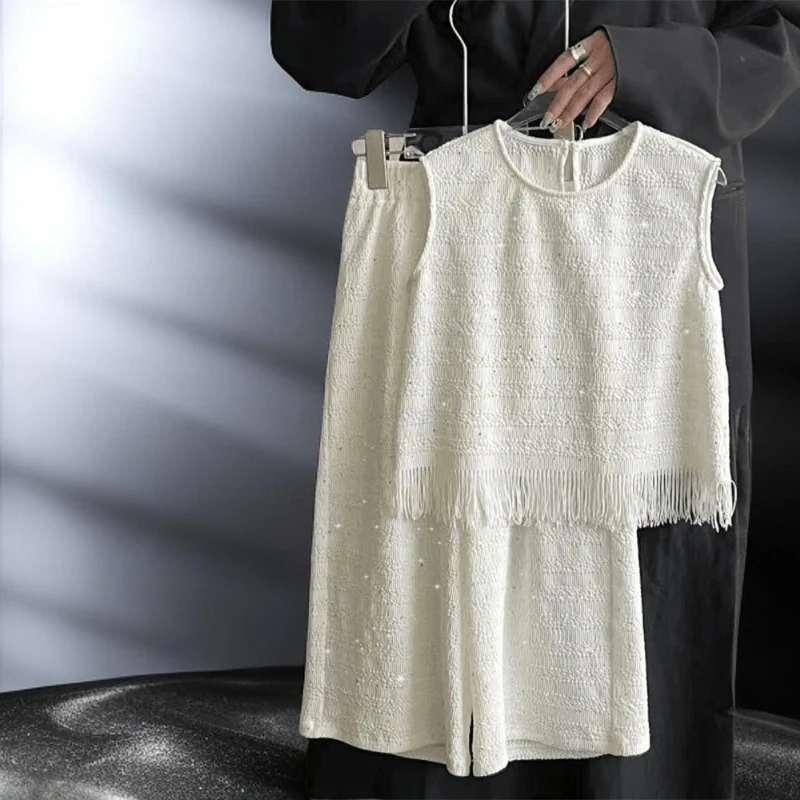 大女童装夏装6-12岁潮款高级感套装2025年款衣服儿童独特洋气时髦