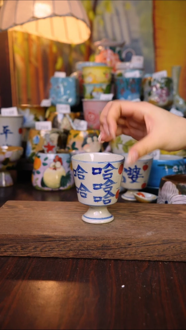 摆件泥垚手作 景德镇手工手绘器物