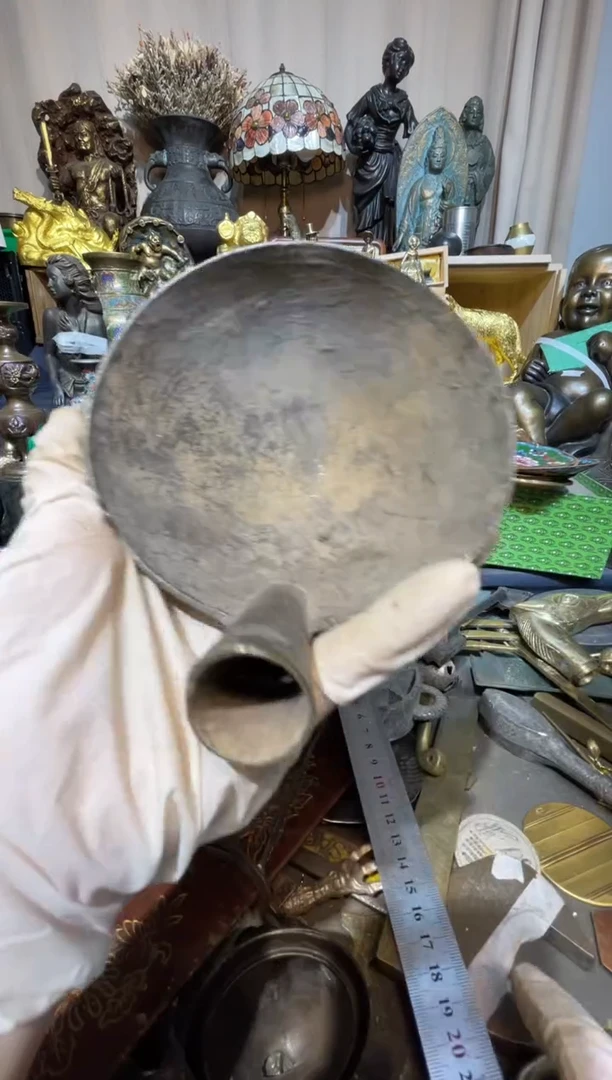 茶盏大阪回流商品铜器摆件