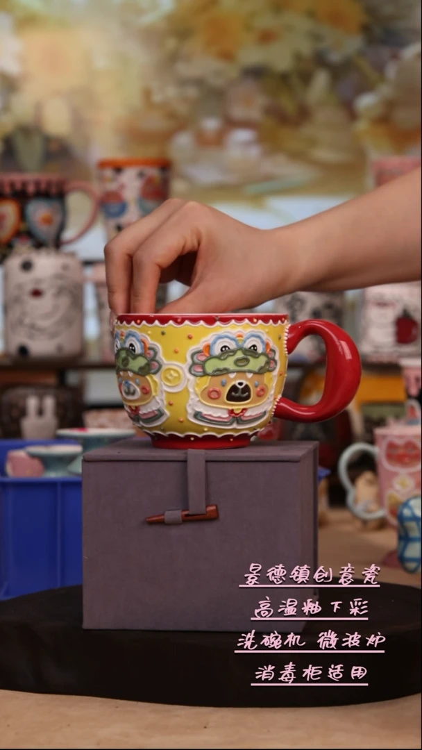 摆件景德镇原创手工陶瓷8487