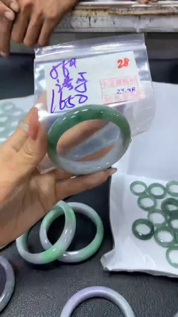 未镶嵌定制翡翠浩**?28毛货需精细抛光定制+多样性发1+1650