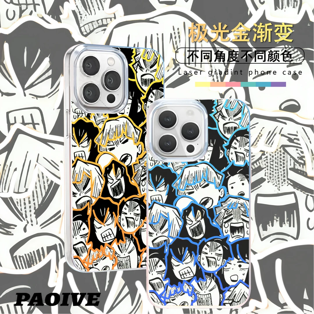 鬼灭之刃适用苹果华为vivo一加iPhone小米红米极光手机壳