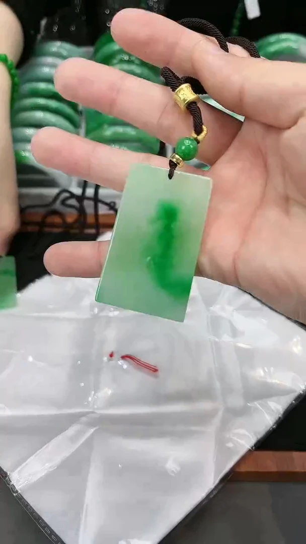 【闪购商品】砖雕s62 冰晴水无事牌吊坠