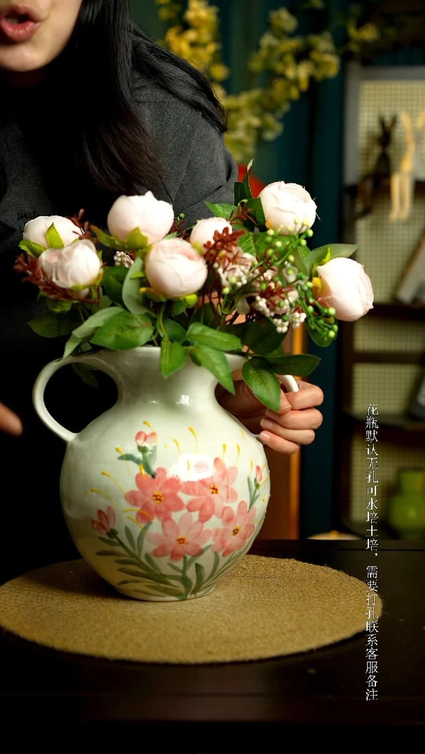 摆件景德镇花瓶摆件