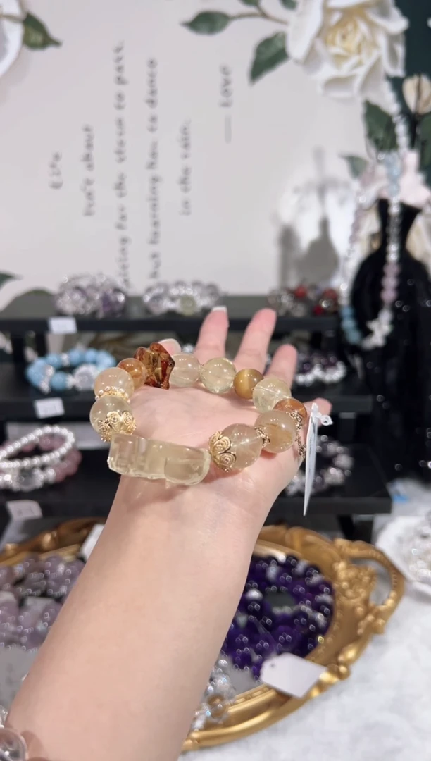 【闪购商品】水晶手链未镶嵌天然水晶多样性发货发起一