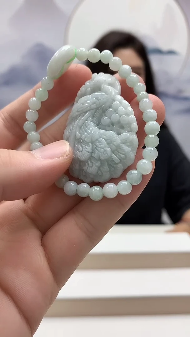 颈饰未镶嵌翡翠4829bb-jj挂件51