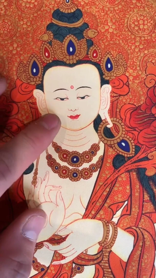 卷轴画手绘唐卡172