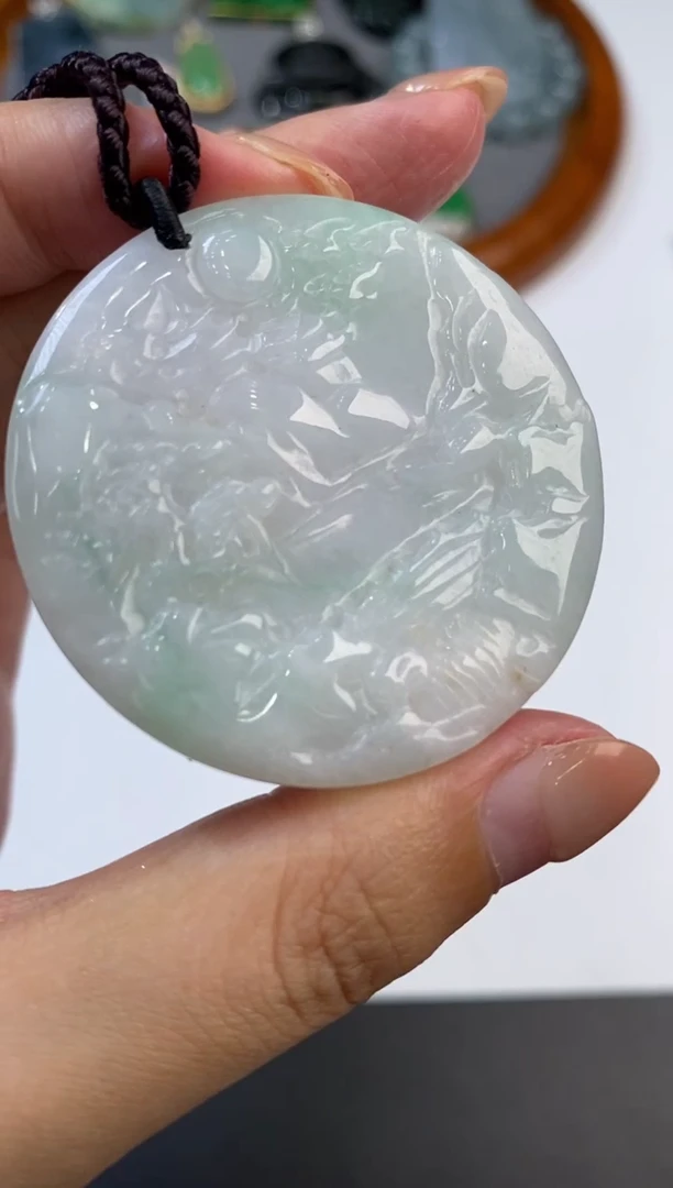 未镶嵌挂件翡翠373134   多人
