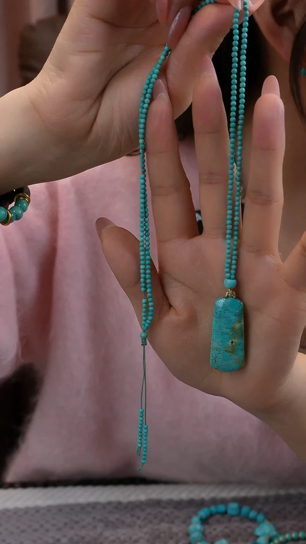 未镶嵌绿松石项链11111